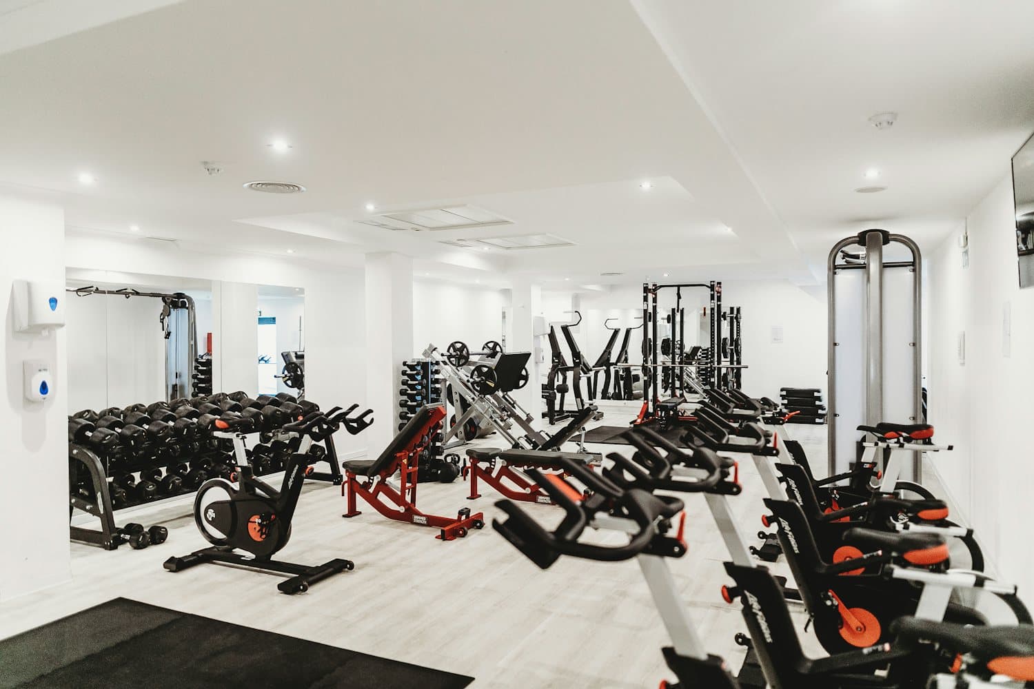 Inside a Vilnius fitness studio